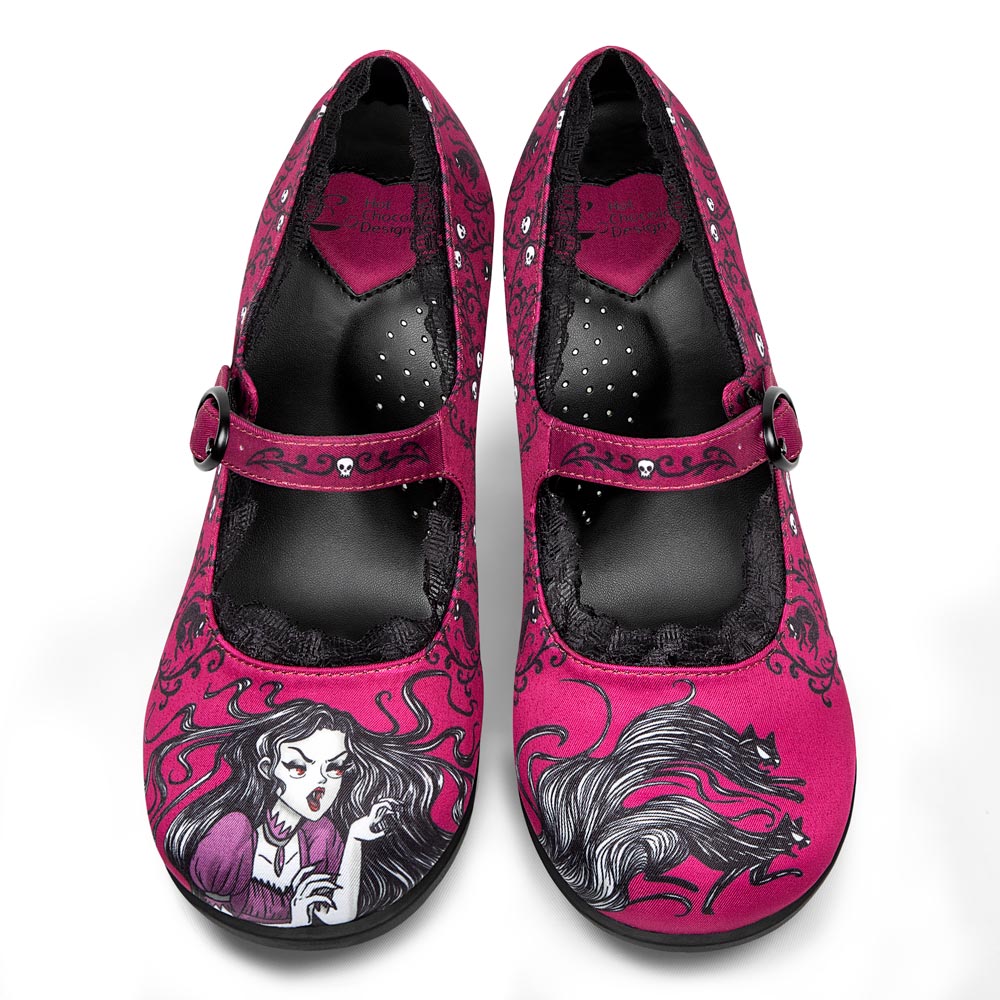 Carmilla Women's Mary Jane Mid Heels