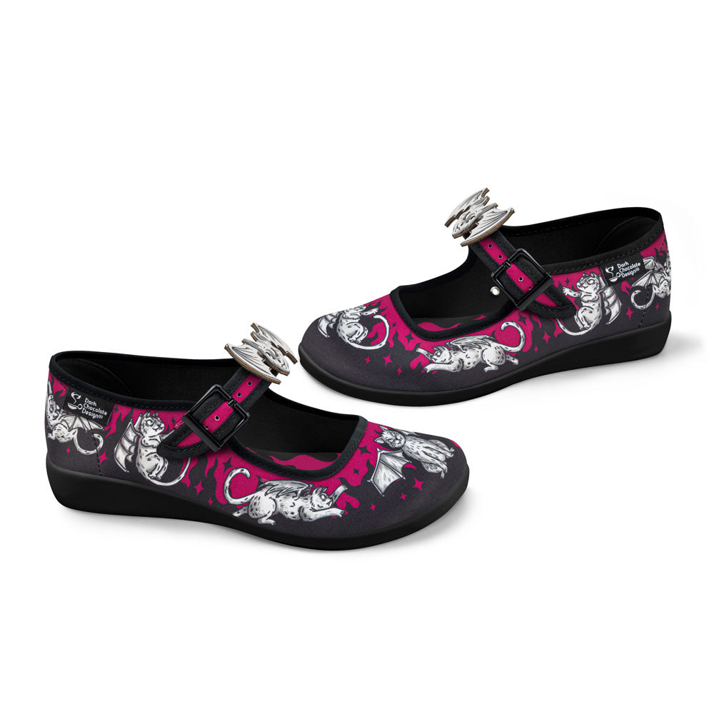 The Gargoyle Cats Women's Mary Jane Flats