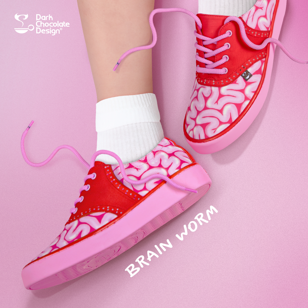 Brain Worms Casual Sneakers
