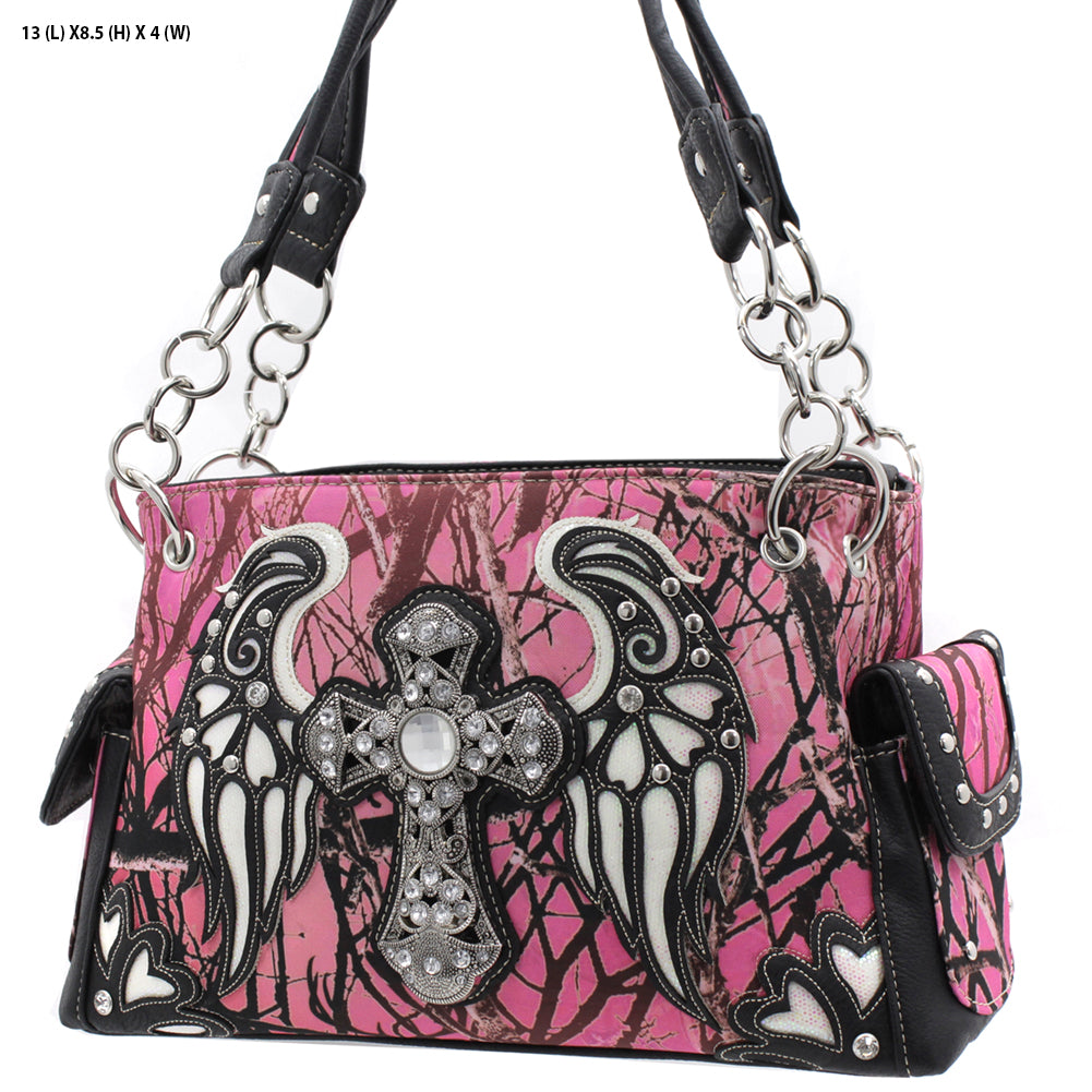 Crossfire Camo Concealed Carry Handbag