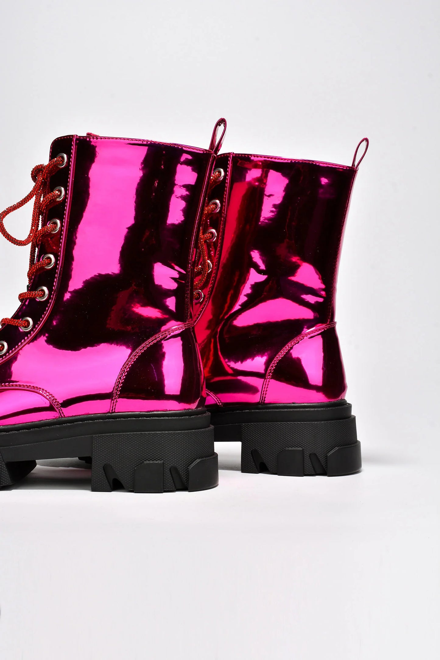 Cape Robbin Stompin’ Pink Combat Boots Nunani