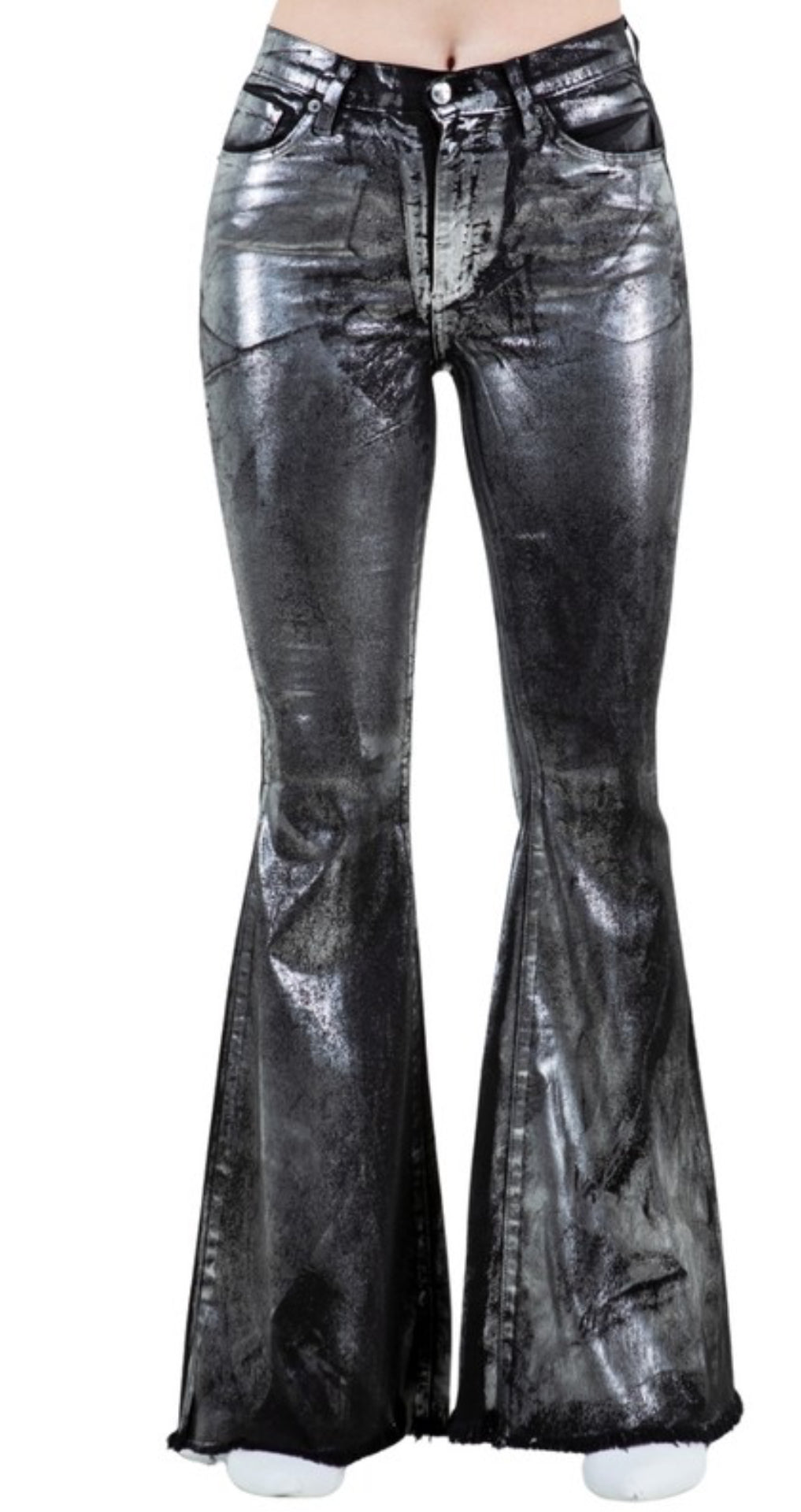 Rock Star Electric Storm Metallic Jeans