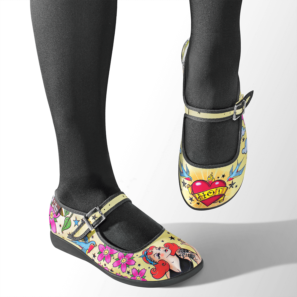 Tattoo Women's Mary Jane Flats