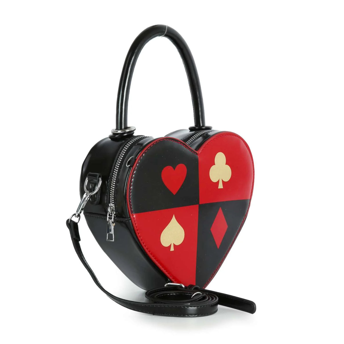 Queen of Chaos Heart-Shaped Handbag
