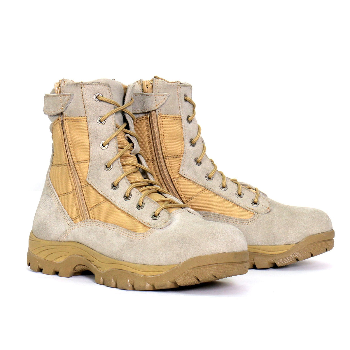 Men's Desert Patrol Tan Lace-Up Boots - BTM1013