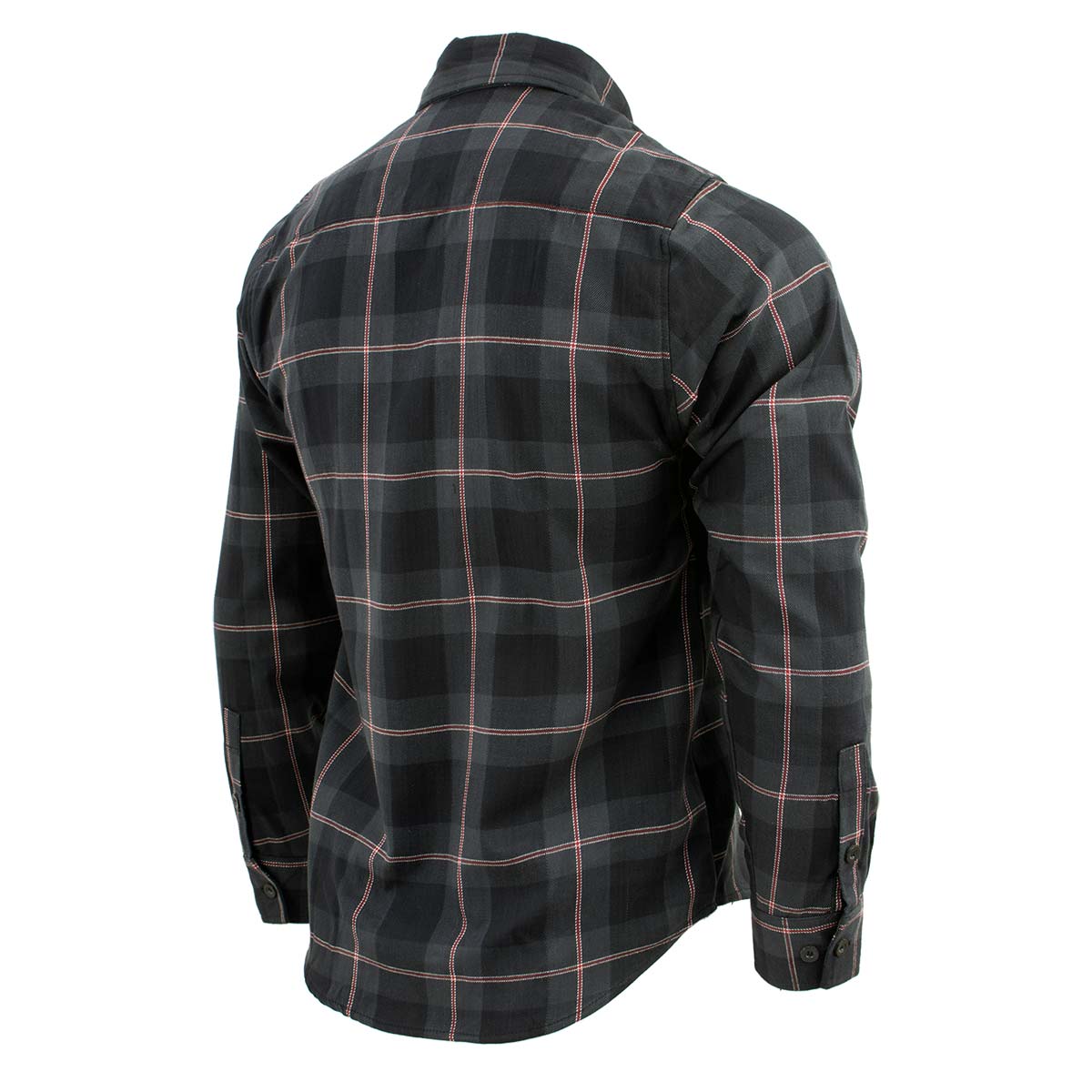 Milwaukee Leather Men's 'Greylock' Mult/Color Long Sleeve Flannel - Cotton Button Up Shirt - MNG11647