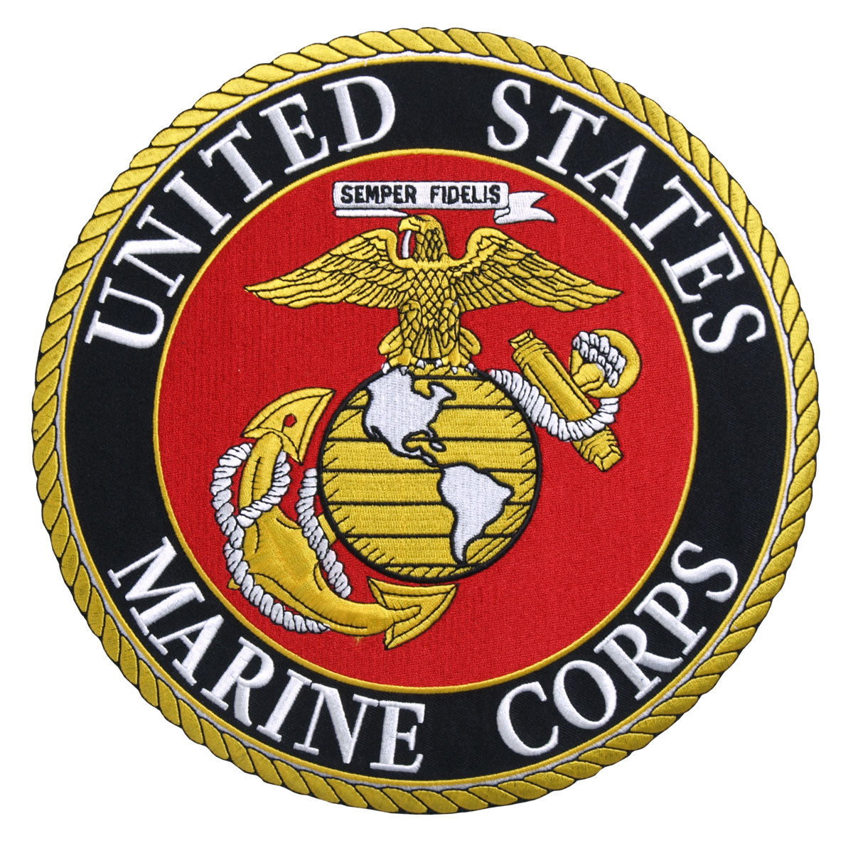 Hot Leathers 3" x 3" United States Marine Corps Logo Military Patch