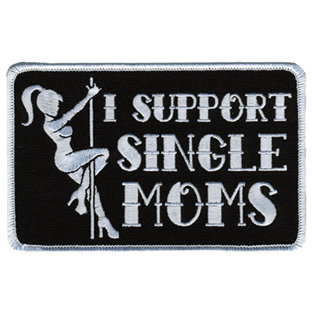 Hot Leathers PPL9229 I Support Single Moms 5" x 3" Patch