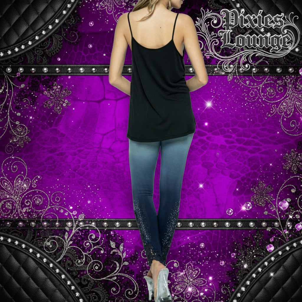 Vocal Ombré Embellished Leggings