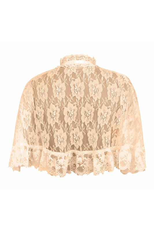 Ivory Lace Cape