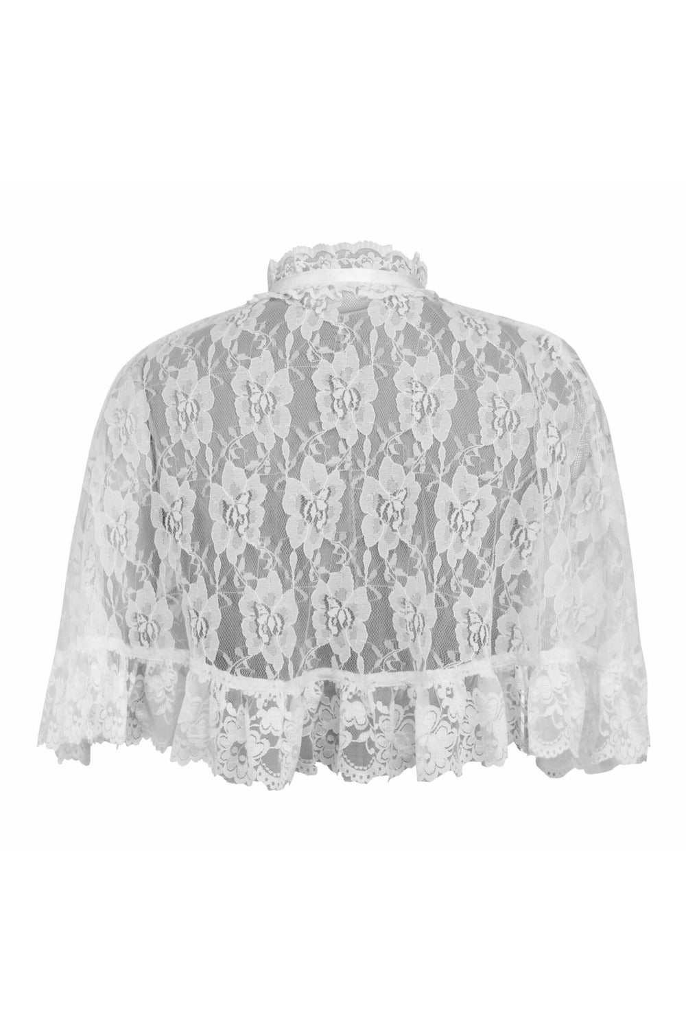 White Lace Cape