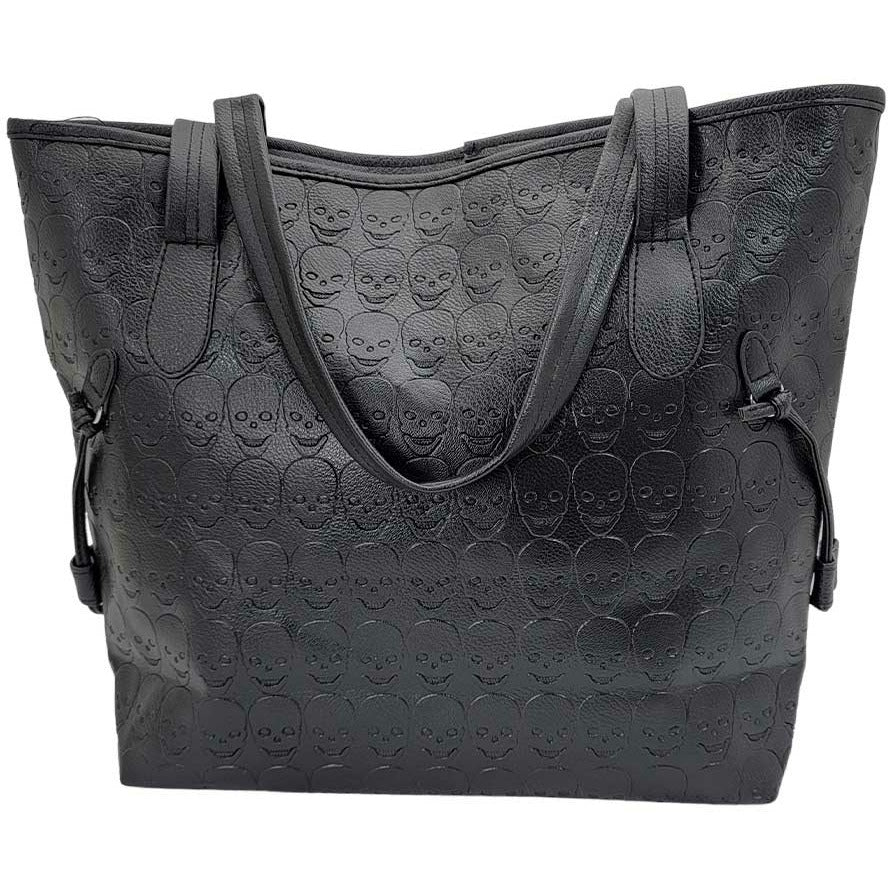 Grave Glam Embossed Skull Concealed Carry Bag
