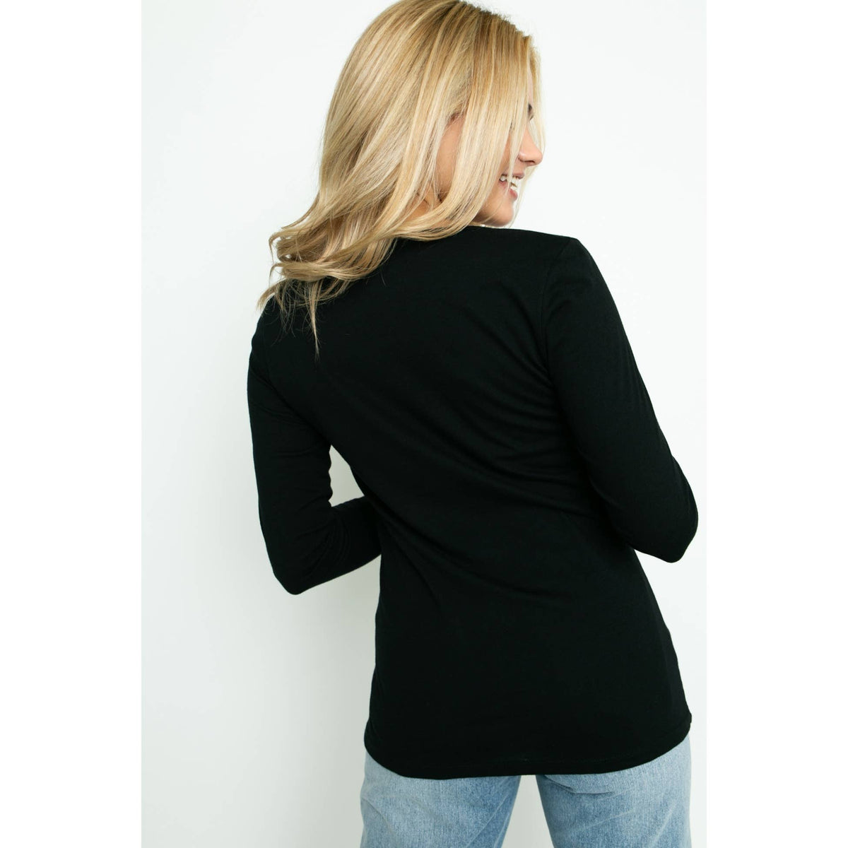 LONG SLEEVE TOP WITH EAGLE WITH WINGS