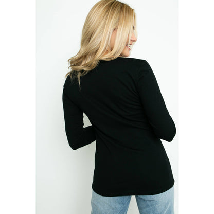 LONG SLEEVE TOP WITH EAGLE WITH WINGS