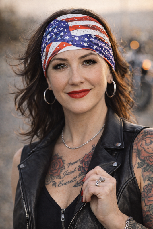 Hair Glove USA with Gems EZ Bands