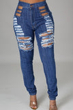 Ripped to Perfection Destroyed Concert Festival Jeans