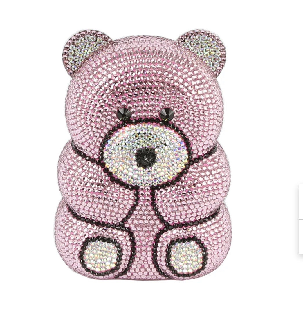 Pixies Crystal Birthday Bear Clutch