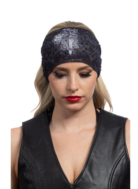 Hair Glove Green Serpent & Sword with Gems EZ Bandz