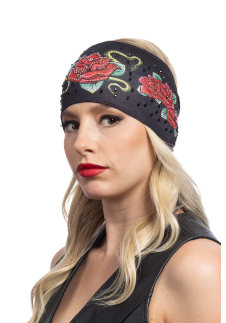 Hair Glove Serpent & Roses w Gems EZ Band