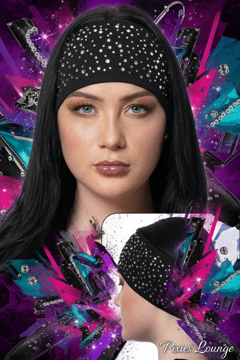 Clear Bling Starry Night Ponytail EZ Bandz