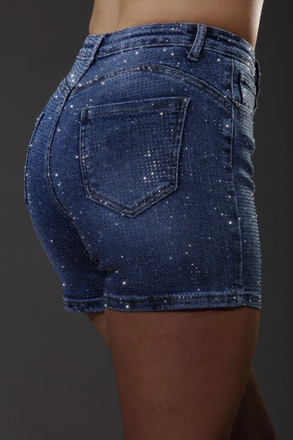 Women’s Diamond Dust Denim Shorts