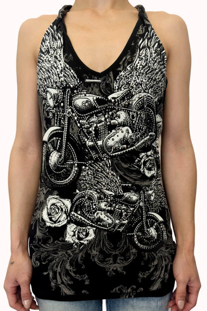 Renegade Rider Racerback Rhinestone Top