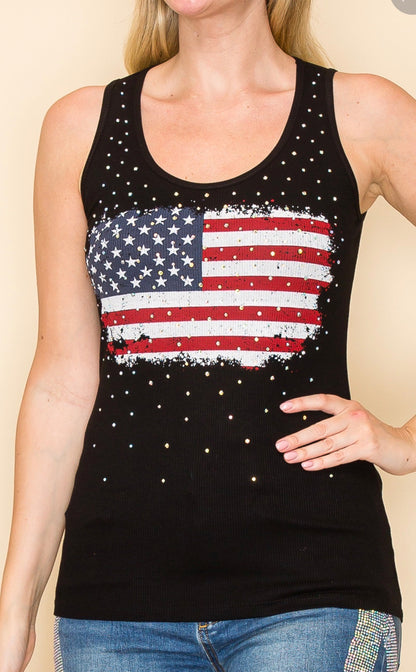 Vocal Women’s Stars, Stripes & Sparkle Tank