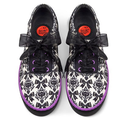 Bowtique Noir Women's Casual Sneakers