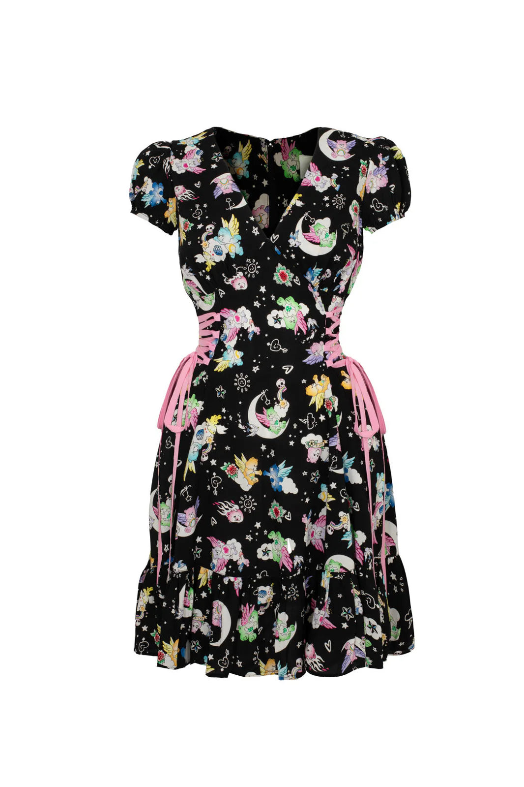 Care Bears x Hell Bunny Roxi Dress – Soft Chaos Print