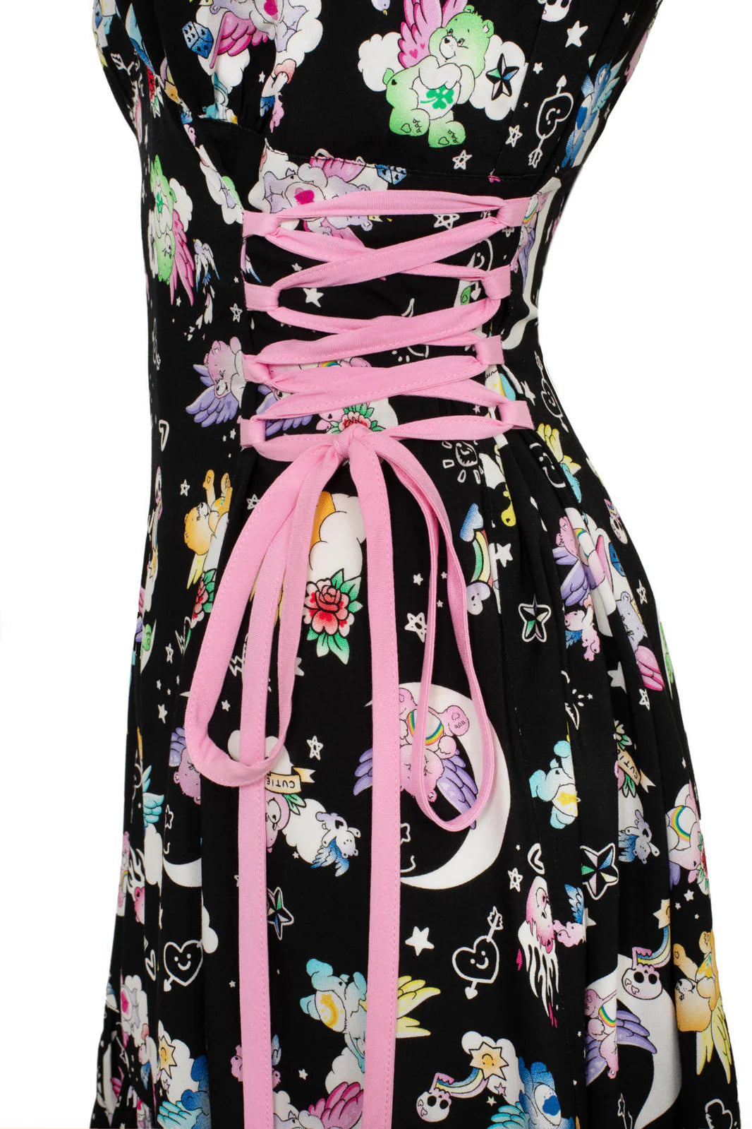Care Bears x Hell Bunny Roxi Dress – Soft Chaos Print