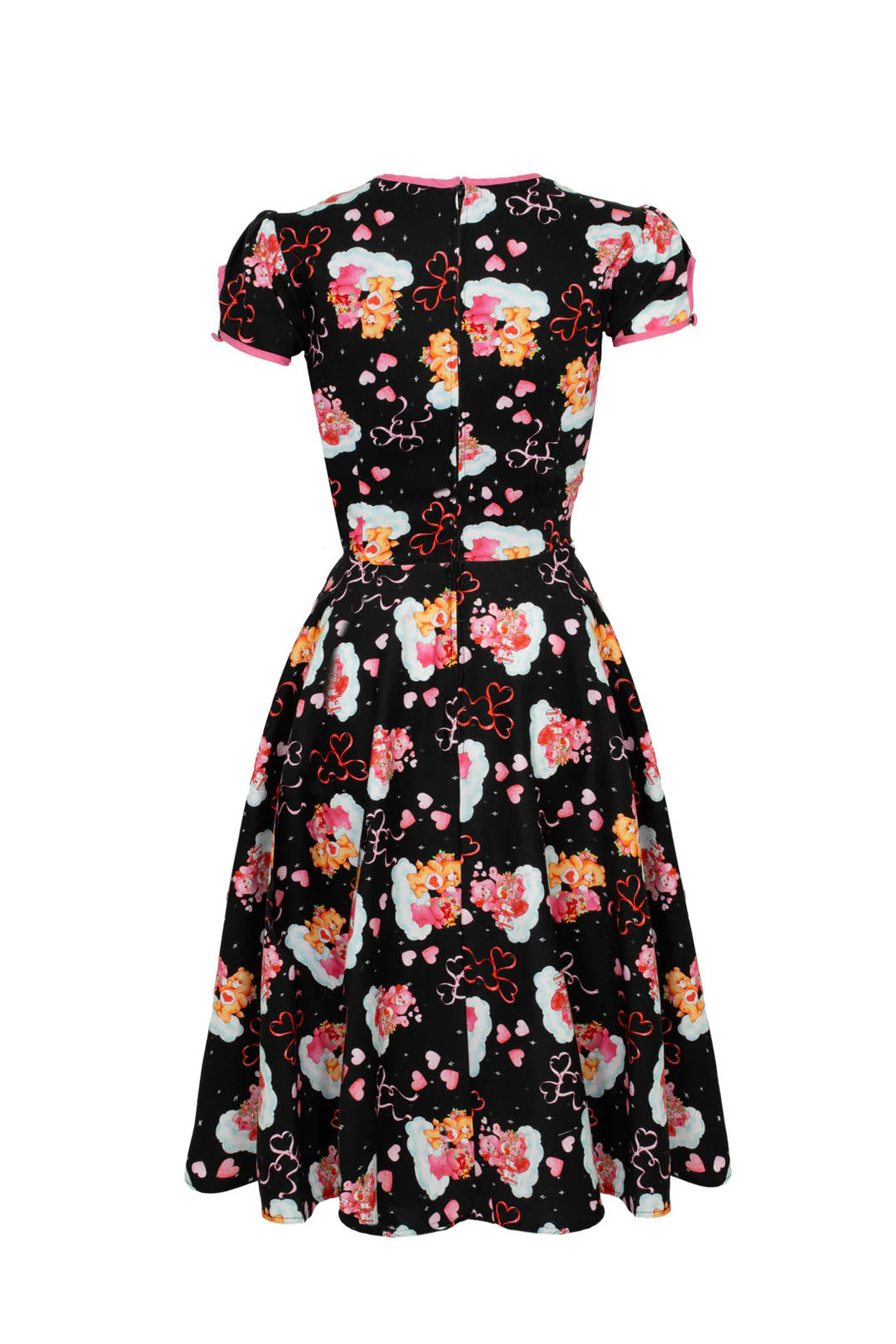 Tenderheart Care Bears Fit & Flare Dress – Hell Bunny Black Heart Cutout Retro Dress