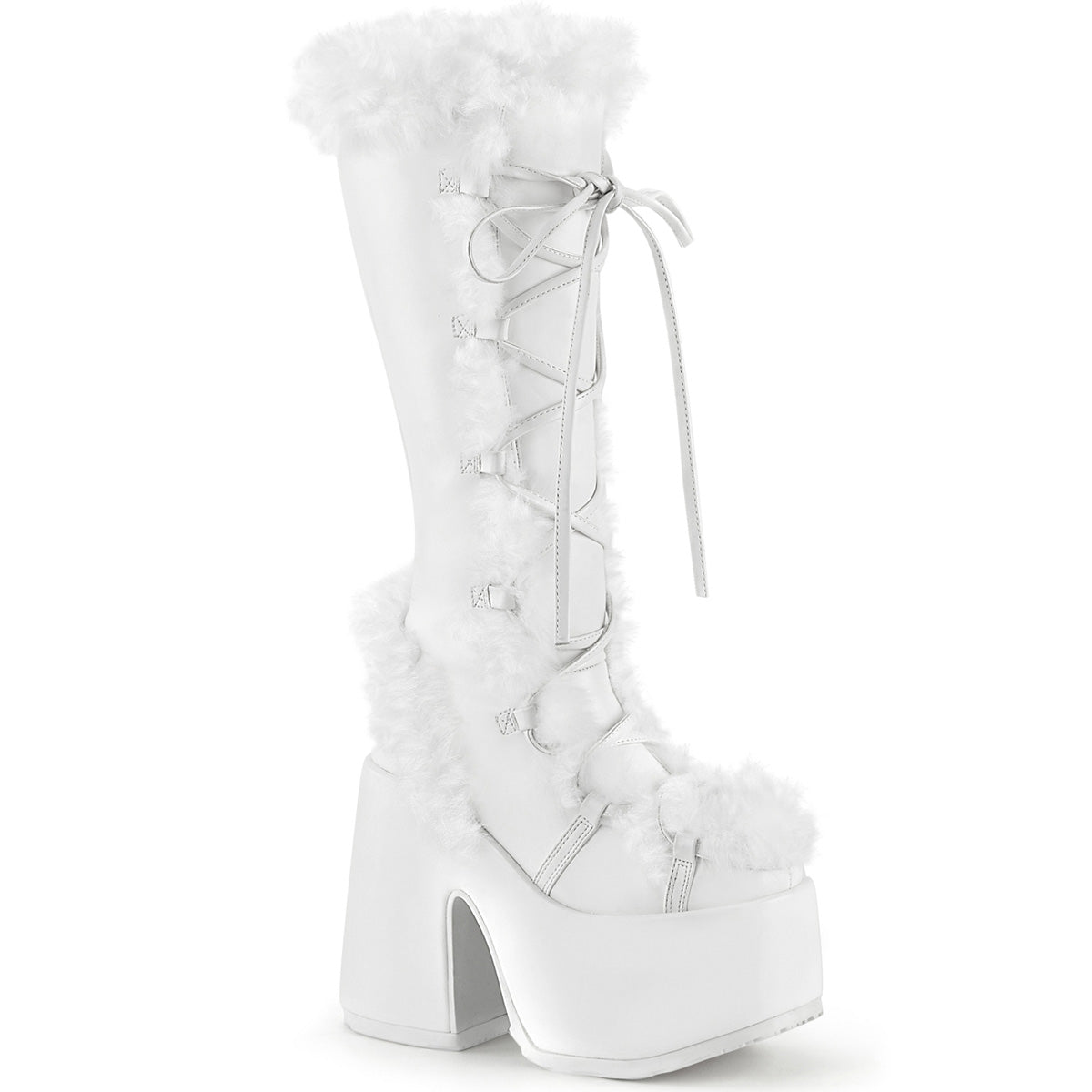 Frozen Halo Fur Platform Boots