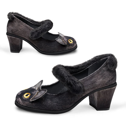 Chat Noir Women's Mary Jane Mid Heels