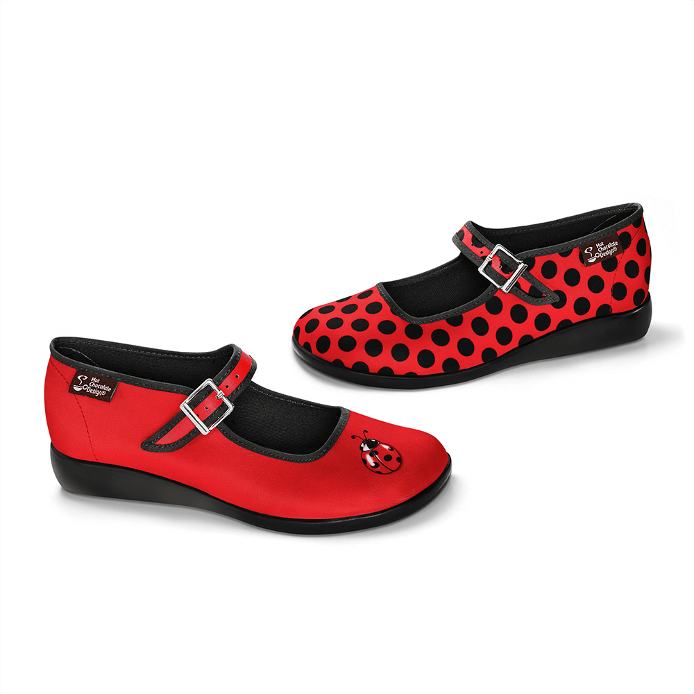 Ladybug Women's Mary Jane Flats