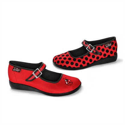Ladybug Women's Mary Jane Flats
