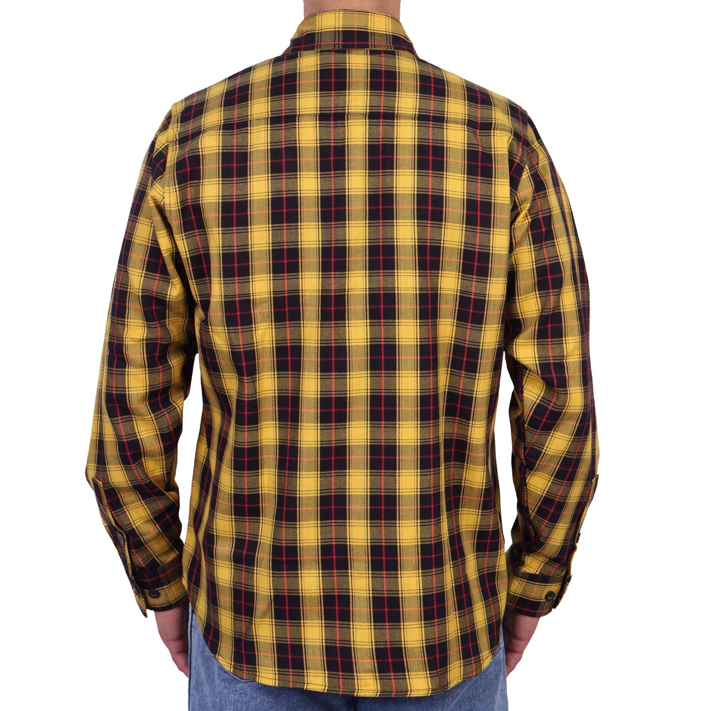 Hot Leathers Men's 'Riot Alley' Multi/Color Plaid Flannel Shirt - Button Front - Riding/Casual/ Work Wear - FLM2036