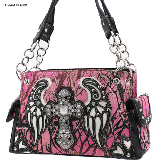 Crossfire Camo Concealed Carry Handbag