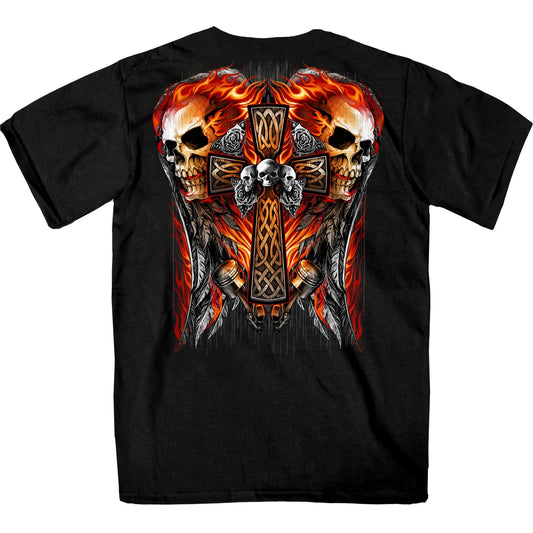 Hot Leathers Archangel Men's Black T-Shirt GMD1538