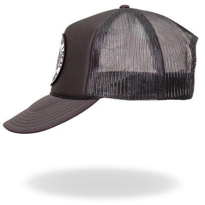 Hot Leathers GSH1027 Support Your Local Race Track Trucker Hat