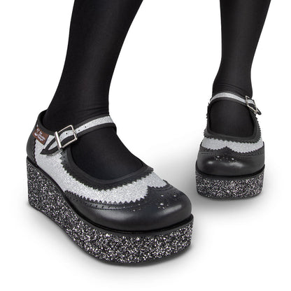 Havana Glitter Women's Mary Jane Platforms