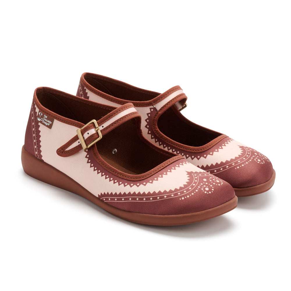 Havana Coffee Women's Mary Jane Flats