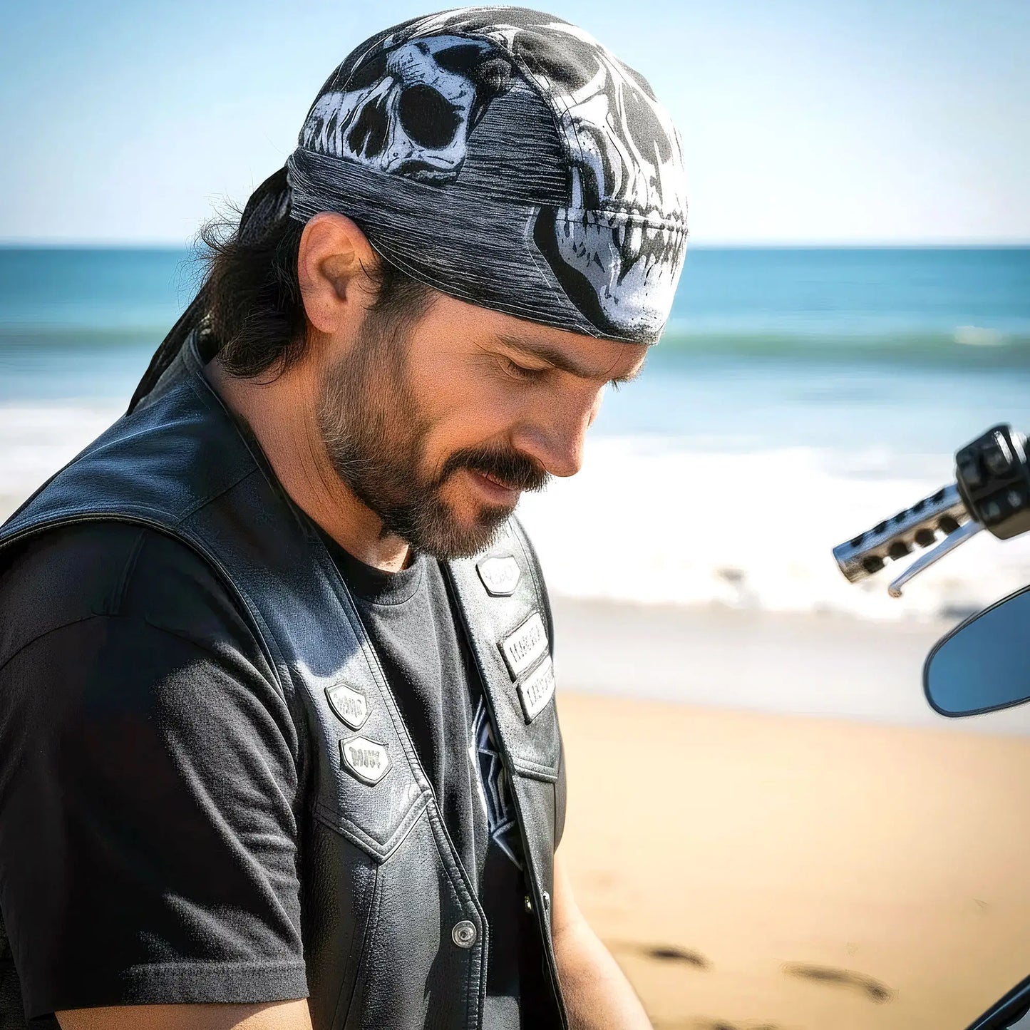 Hot Leathers Stove Pipe Lightweight Headwrap HWH1103