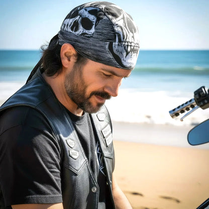 Hot Leathers Stove Pipe Lightweight Headwrap HWH1103