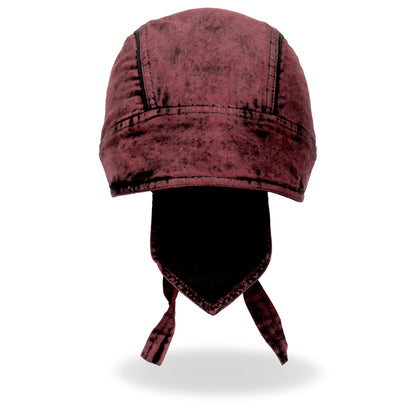 Hot Leathers Rust Dye Denim Lightweight Headwrap HWH1106