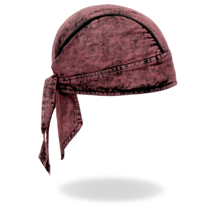 Hot Leathers Rust Dye Denim Lightweight Headwrap HWH1106