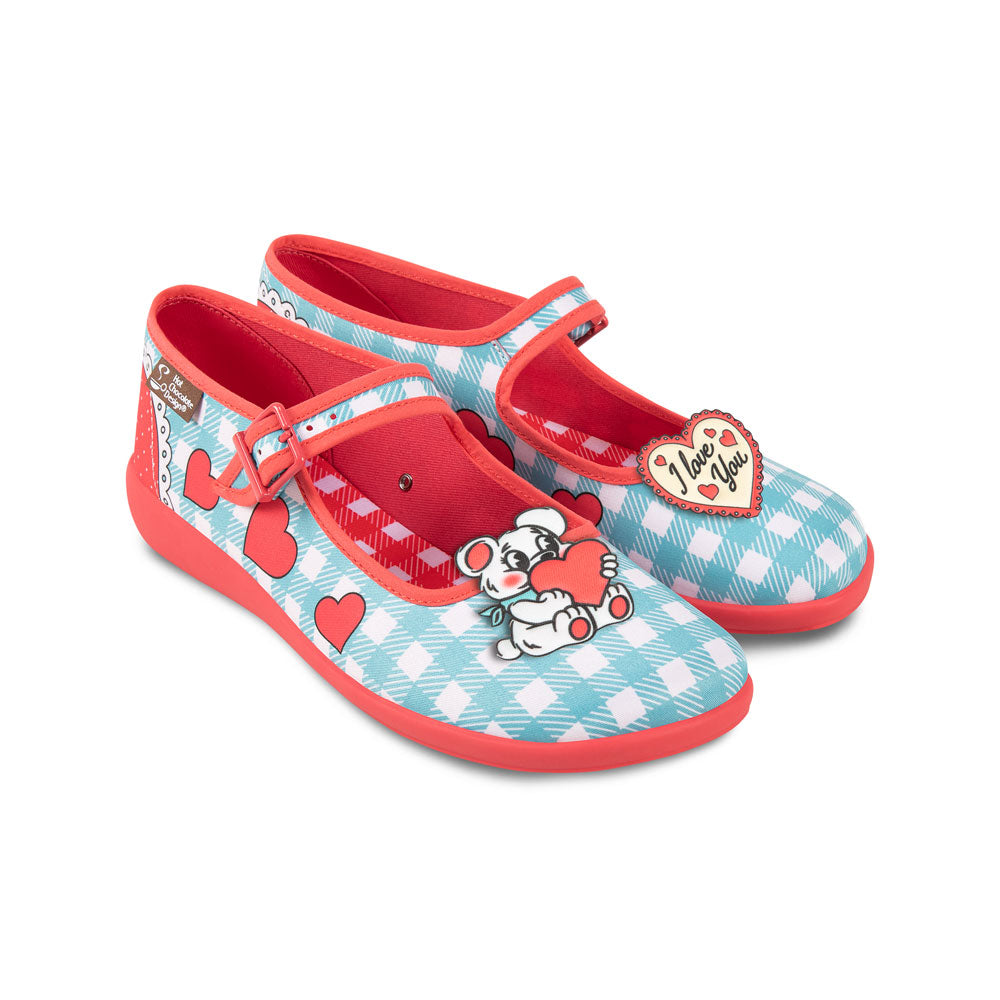 I Love You Women's Mary Jane Flats