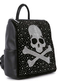 Rhinestone Skull Glam Backpack