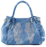 Sparkling Wing Design Fashion Handbag