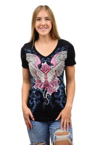 Liberty Wear Wings Foil Tee