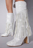 Sparkle Strut Cowgirl Fringe Boots PREORDER Special SHIPS 3-12-25